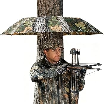 NEW Porta Roof Magnum And Blind Umbrella Like Hunting Camo Above Tree Stand - Thumbnail 6