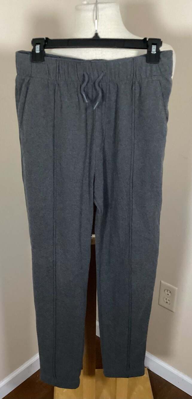 Abercrombie Kids Grey Pintuck Jogger Sweatpants Size 15/16 - Thumbnail 4