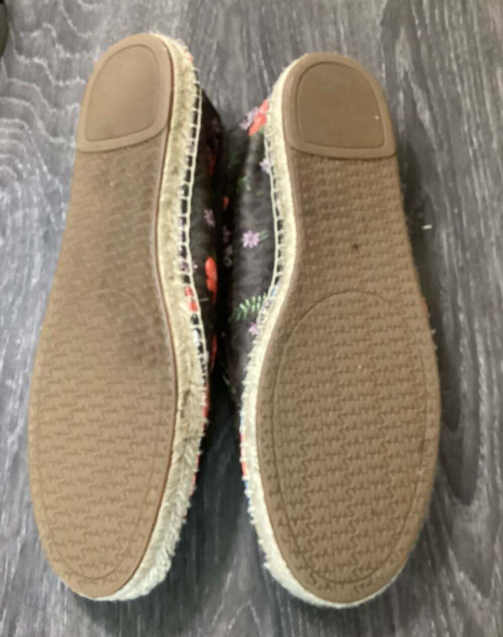 Michael Kors Kendrick Floral Logo Espadrille Flats Size 8.5M - Thumbnail 3