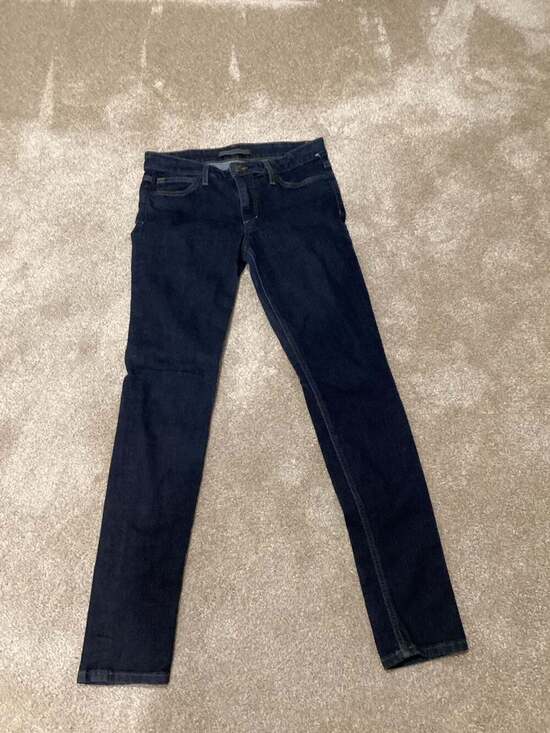 Joe's Jeans Women's W 28 Mid Rise Skinny Dark Wash Denim Jeans - Thumbnail 6