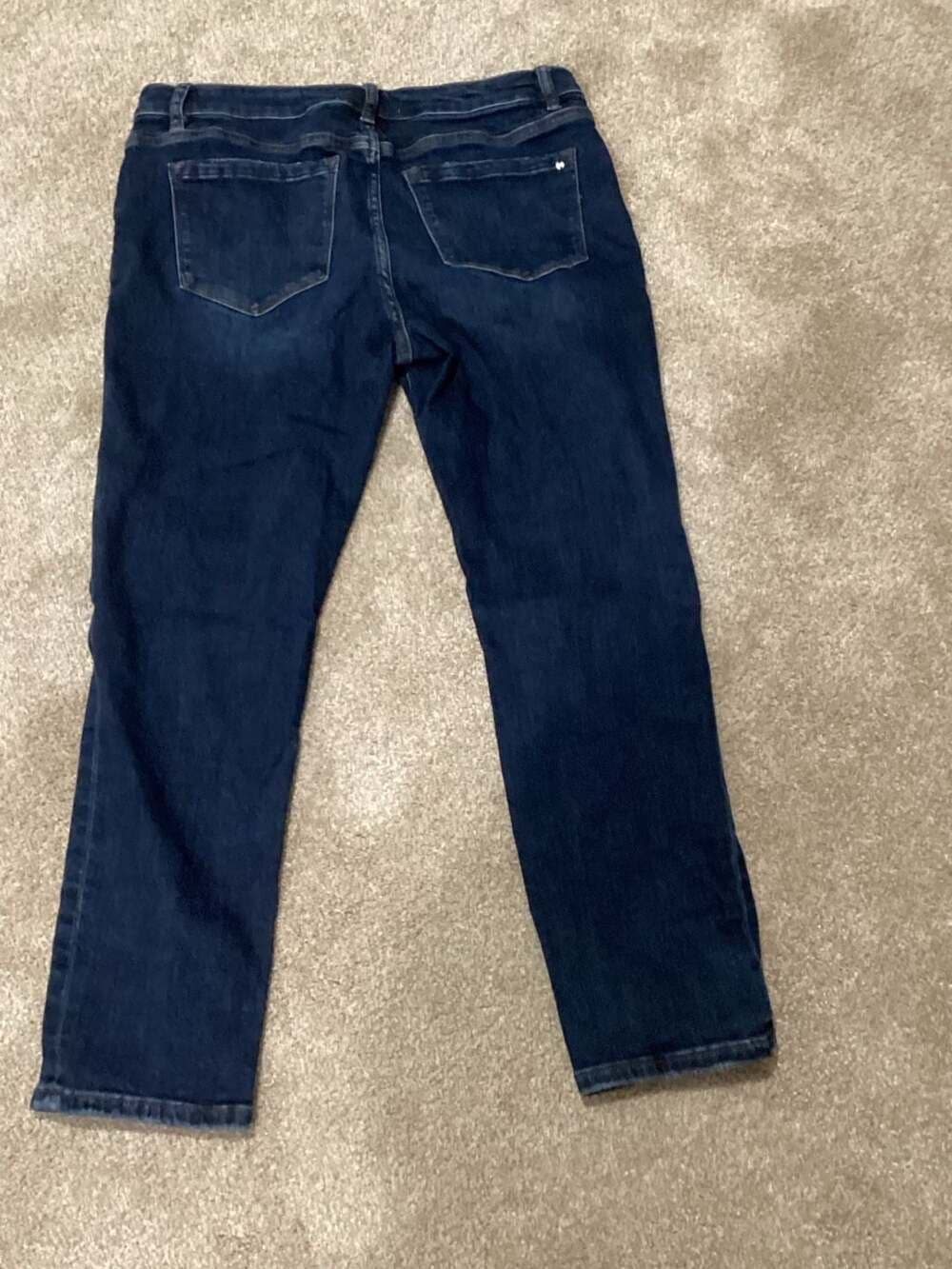Mica Los Angeles Dark Wash Slim Straight Jeans Size 30 - Thumbnail 2