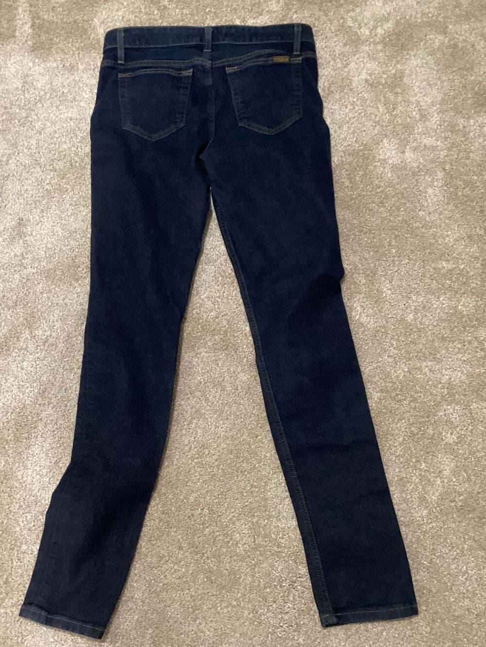Joe's Jeans Women's W 28 Mid Rise Skinny Dark Wash Denim Jeans - Thumbnail 2