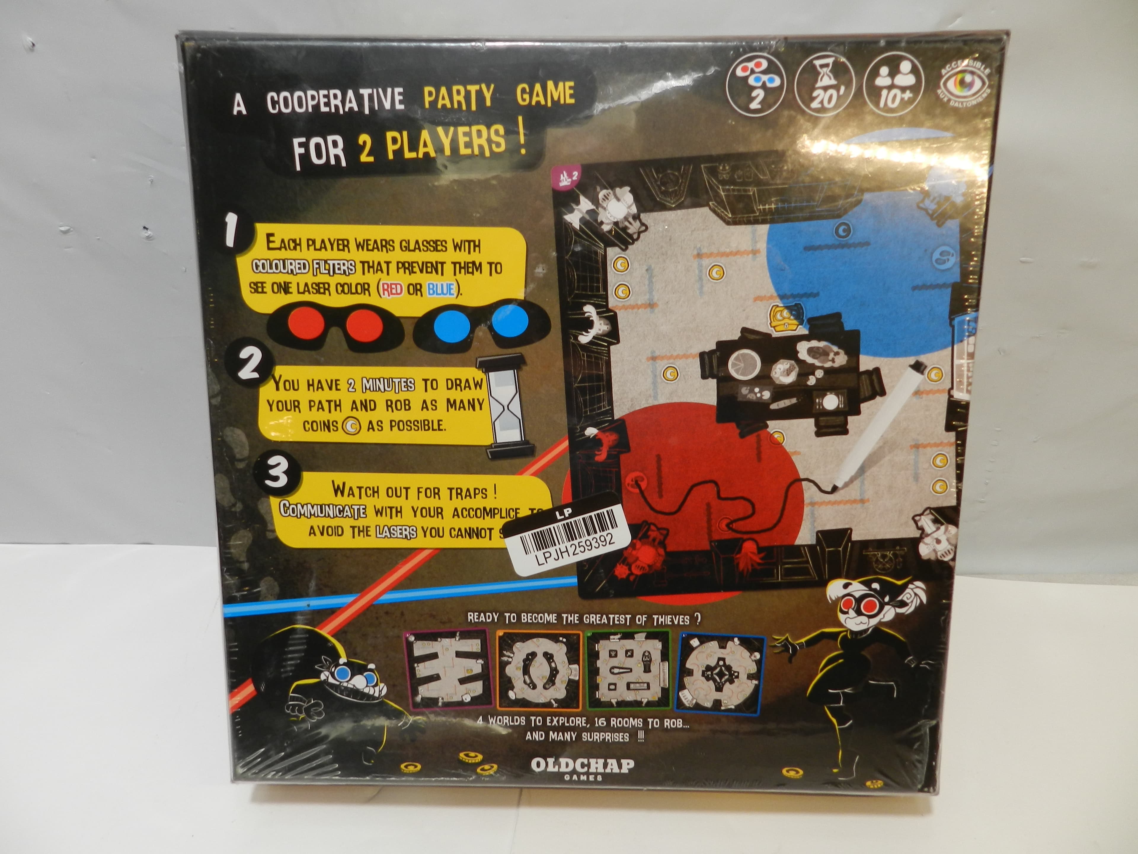 New Sealed Accomplices Old Chap Board Deduction Party Game (O59J) - Thumbnail 3
