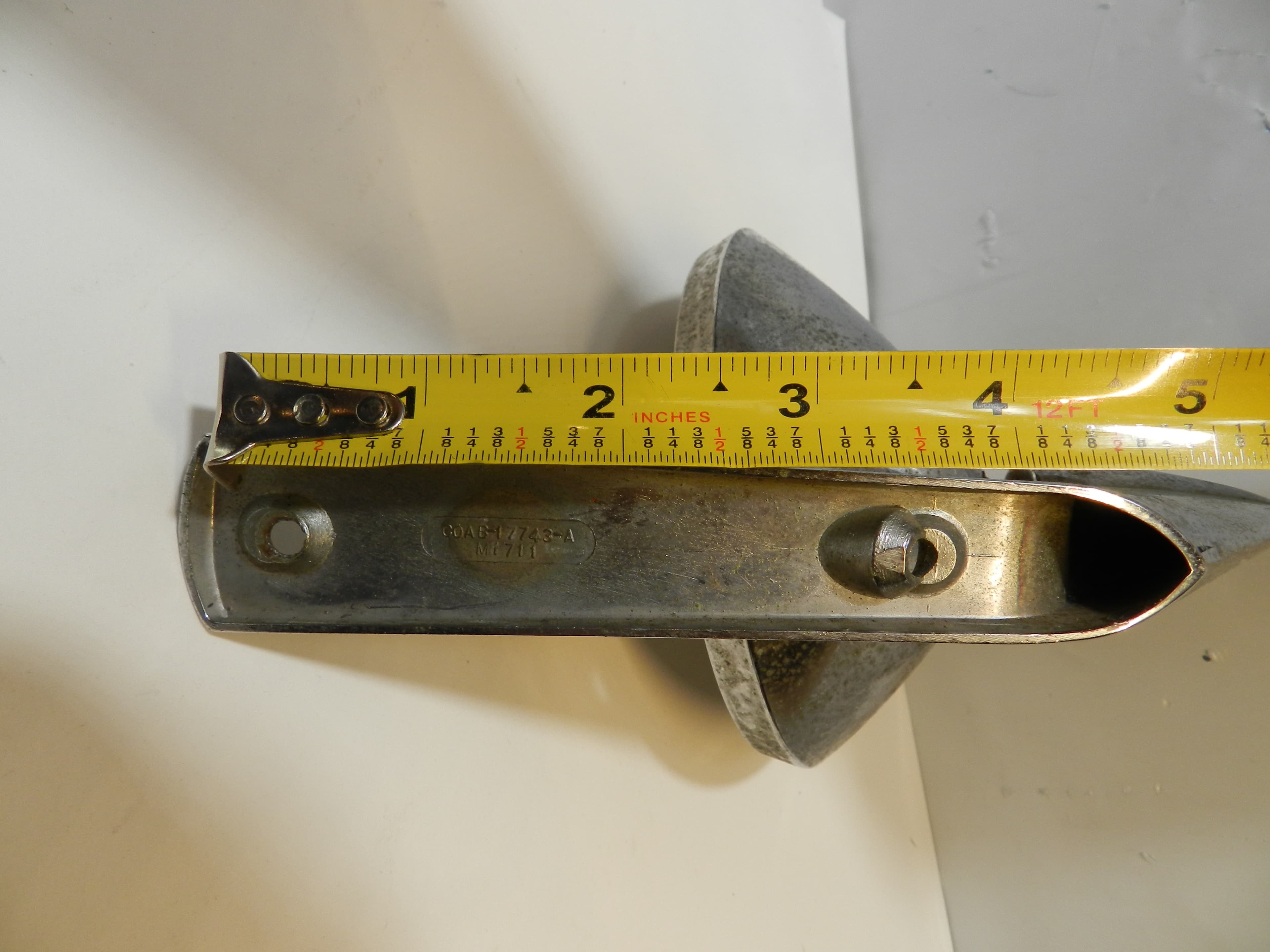 VTG Ford Motor Company FoMoCo Chrome SideView Door Mirror COAB-17743-A   (O63J) - Thumbnail 4
