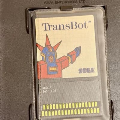 TransBot (Sega Master System SMS), SUPER RARE SEGA CARD! - Thumbnail 3