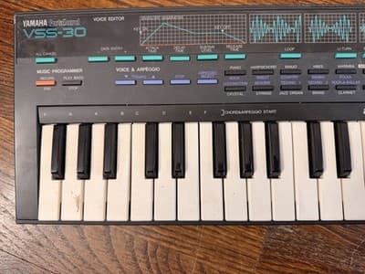 Vintage Yamaha VSS-30 80's Portasound Digital Sampler Portable Keyboard TESTED - Thumbnail 2