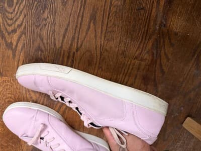 Calvin Klein Mens Bowyer Leather Low Top Lace up Fashion Pink Size 10.5 - Thumbnail 3