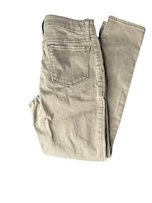Gap || Olive Green Stretch High Rise Jeggings || Size 12 (Teen) - Thumbnail 5