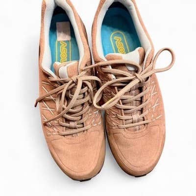 Asolo Gore-Tex Suede Leather Low Top Hiking Shoes Womens 7.5 Brown - Thumbnail 2