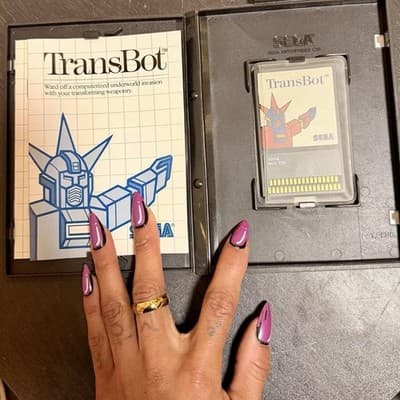 TransBot (Sega Master System SMS), SUPER RARE SEGA CARD! - Thumbnail 2