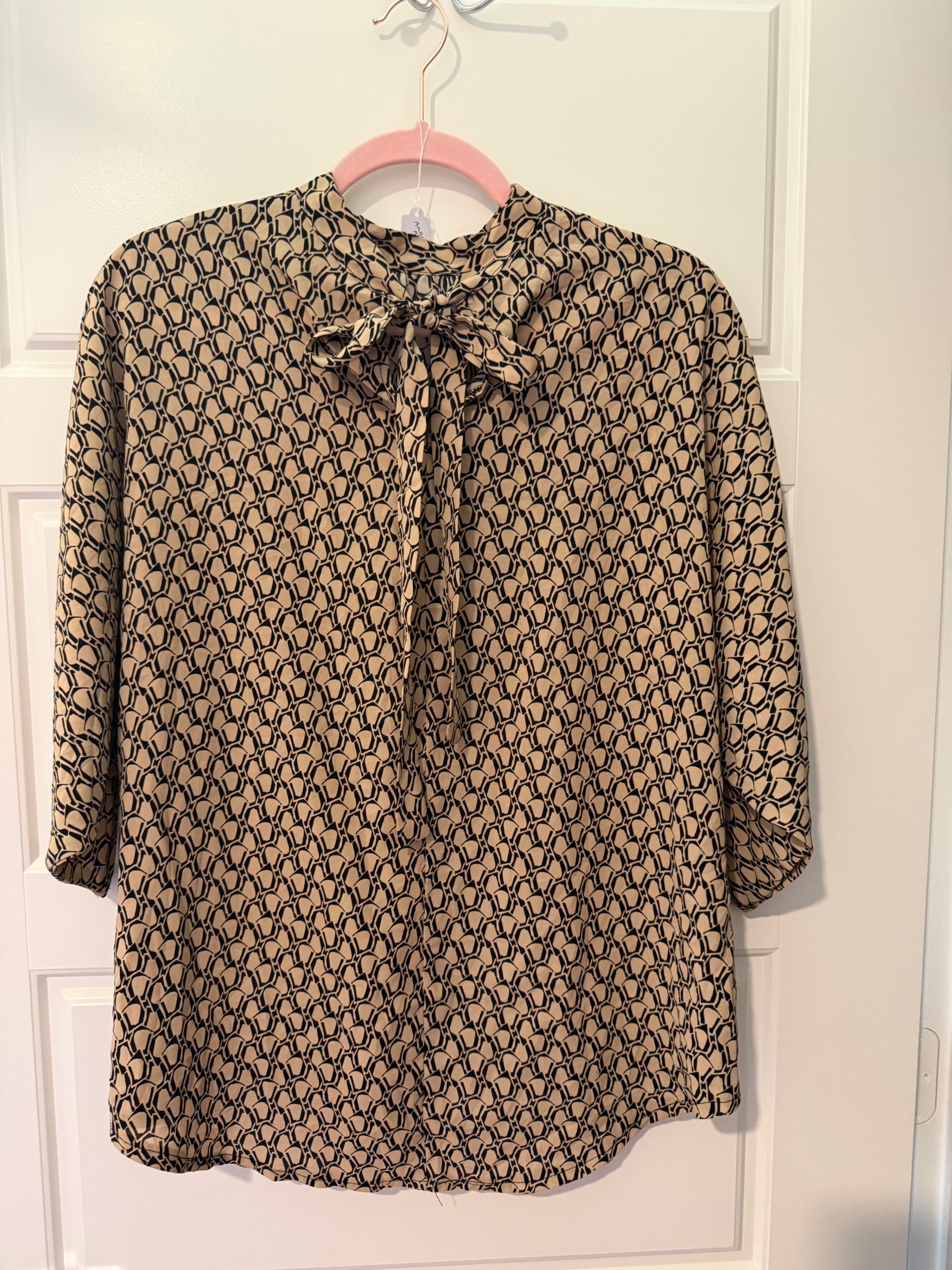 SHEIN Geometric Print Blouse Size L - Thumbnail 3