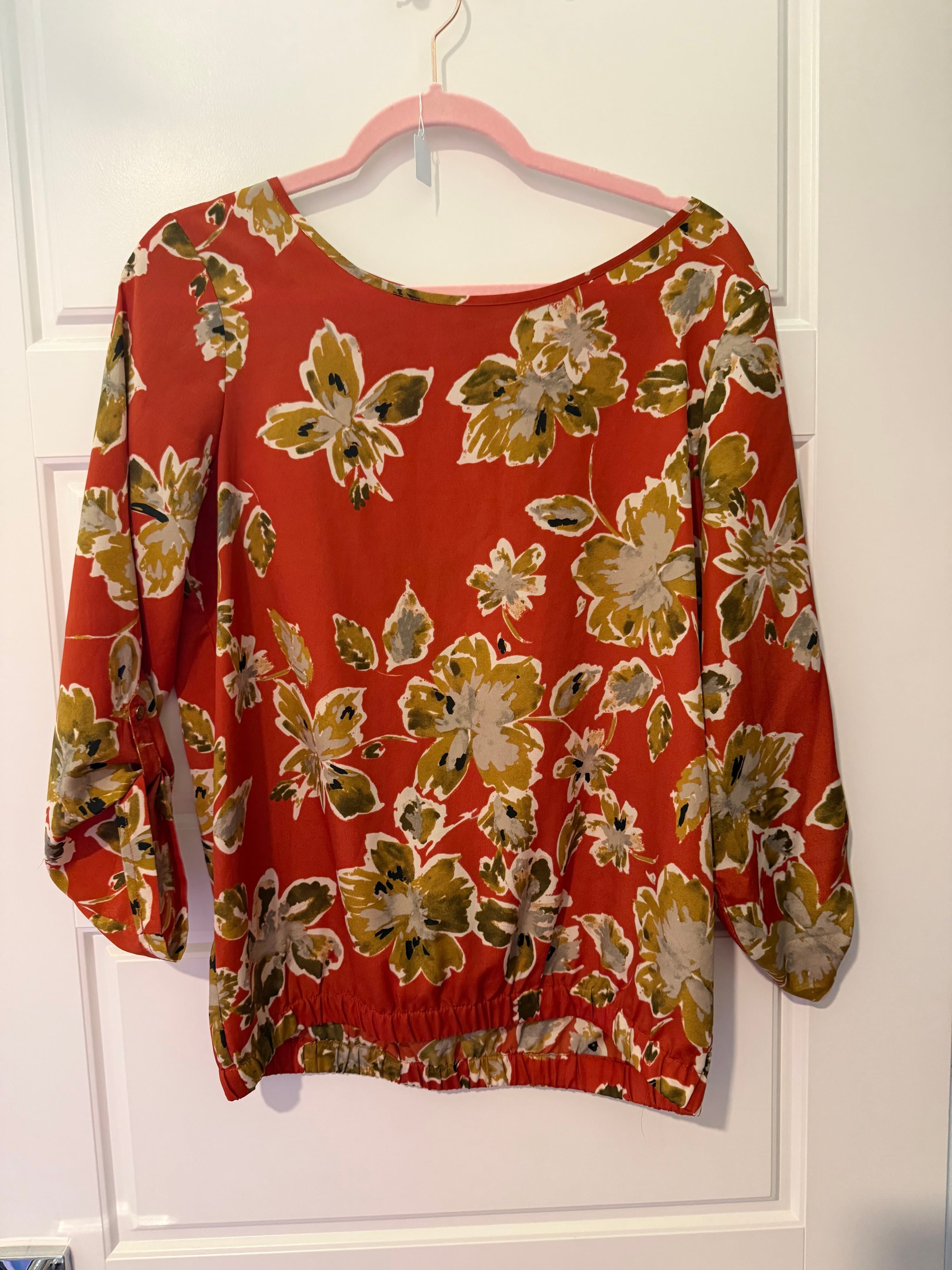 The Limited Floral Blouse Size M