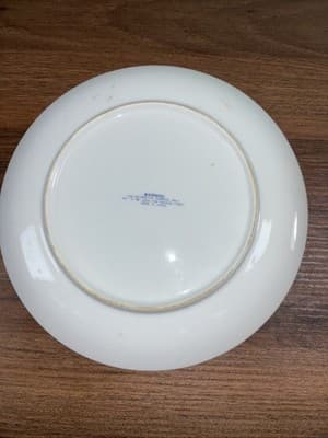 Currier & Ives Collector's Plate " Home in the Wilderness" 8" Wide Blue Flow - Thumbnail 7