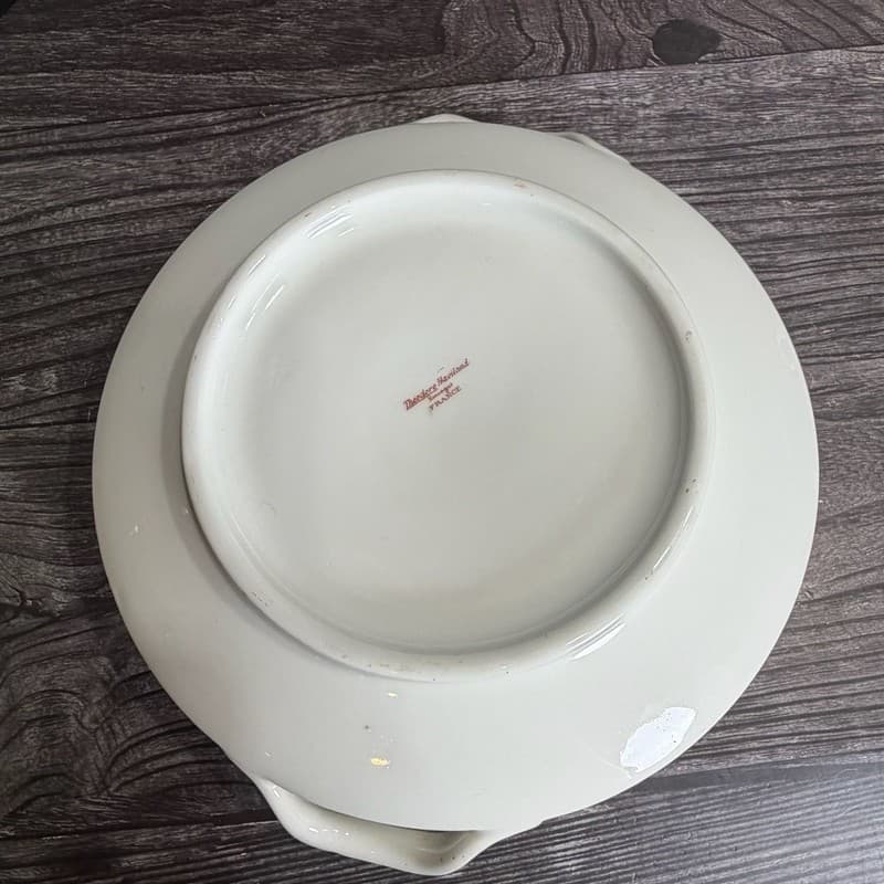 Antique Theodore Haviland Limoges France Round Covered Vegetable Casserole Dish - Thumbnail 10