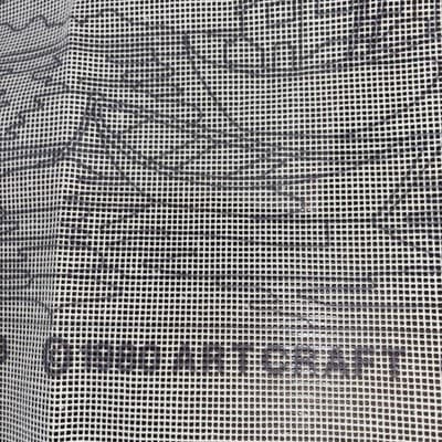 Artcraft Concepts Needlepoint Yarn Canvas 5504 Sunset Harbor Sunset Orange Boats - Thumbnail 6