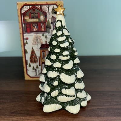 Vintage 1982 McConnell's Corners Town Christmas Tree Figurine by AVON in Box - Thumbnail 5