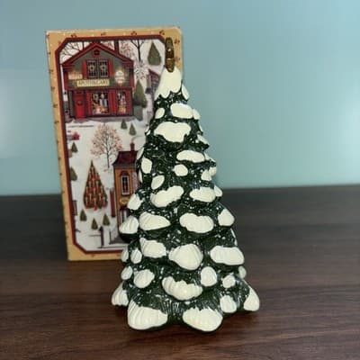 Vintage 1982 McConnell's Corners Town Christmas Tree Figurine by AVON in Box - Thumbnail 4