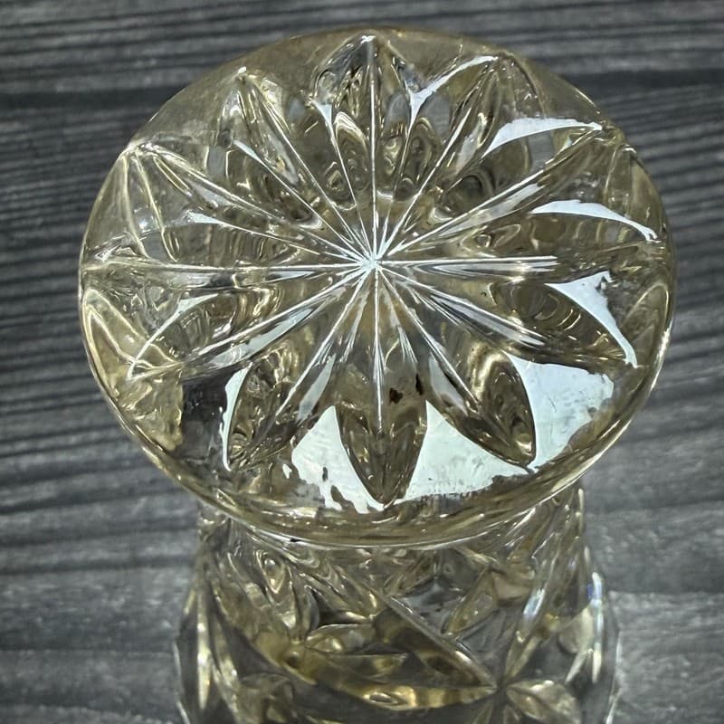Lenox Fine Crystal Star Cut Bud Vase Made in Czech Republic 4" - Thumbnail 9