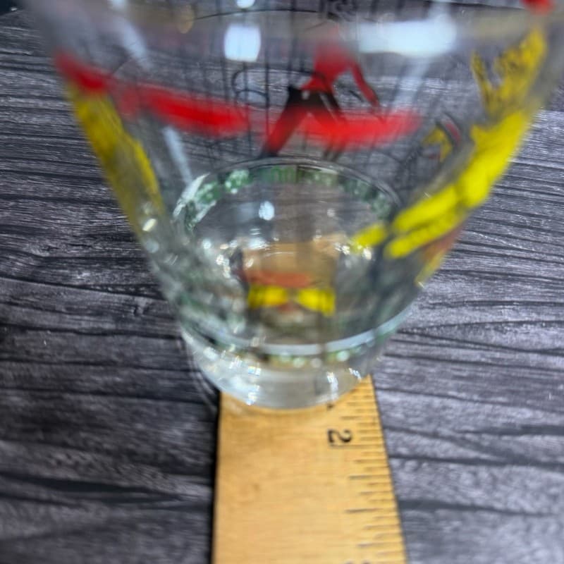 Vintage 1952 Libbey Circus Big Top Lion Tamer Glass Tumbler - Thumbnail 9