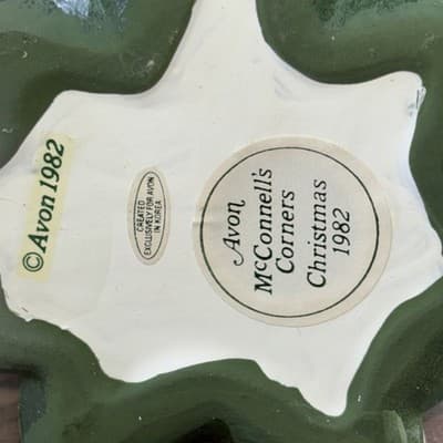 Vintage 1982 McConnell's Corners Town Christmas Tree Figurine by AVON in Box - Thumbnail 8