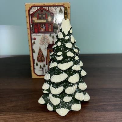 Vintage 1982 McConnell's Corners Town Christmas Tree Figurine by AVON in Box - Thumbnail 6