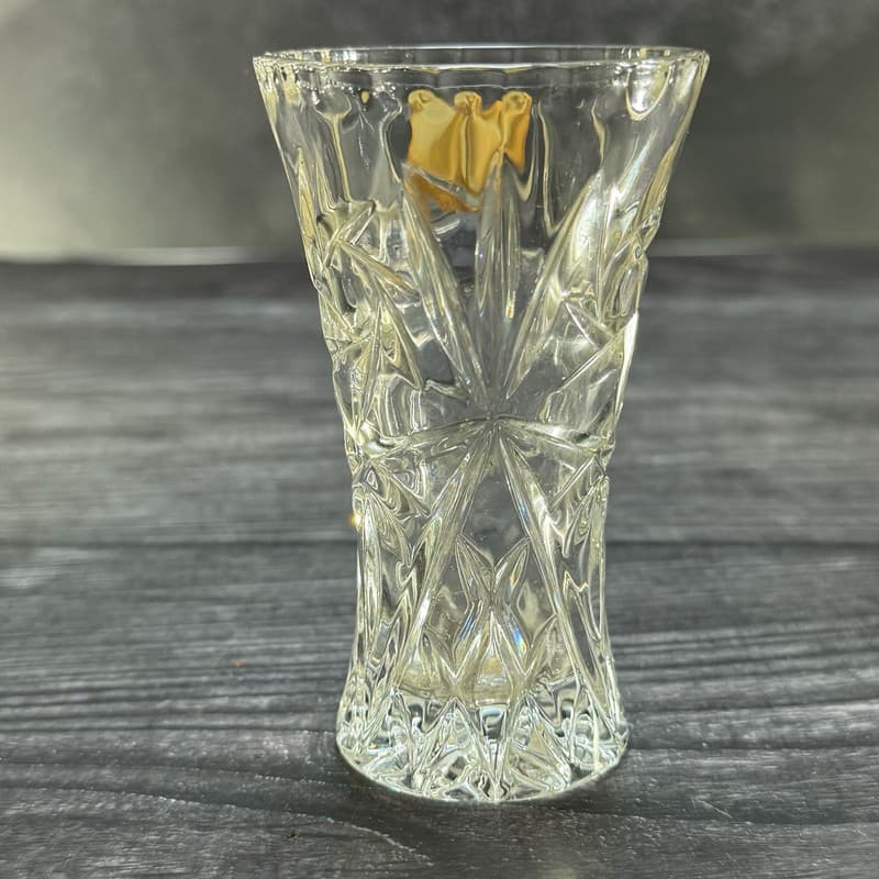 Lenox Fine Crystal Star Cut Bud Vase Made in Czech Republic 4" - Thumbnail 7