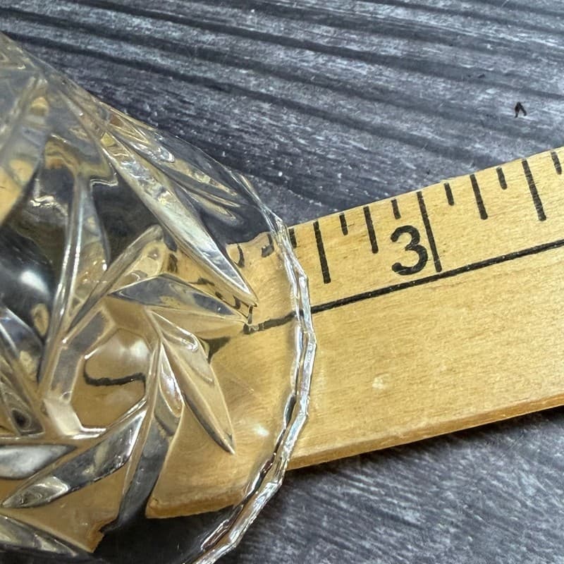 Lenox Fine Crystal Star Cut Bud Vase Made in Czech Republic 4" - Thumbnail 13