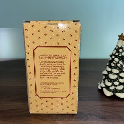 Vintage 1982 McConnell's Corners Town Christmas Tree Figurine by AVON in Box - Thumbnail 11