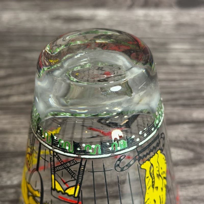 Vintage 1952 Libbey Circus Big Top Lion Tamer Glass Tumbler - Thumbnail 6