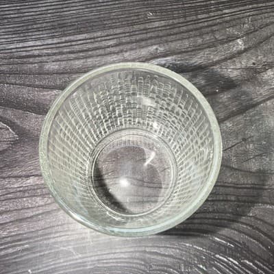 Vtg Jeannette Finlandia Tree Bark Icicle Old Fashioned Flared Low-ball Glass - Thumbnail 6