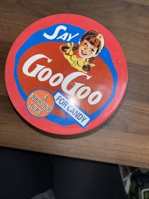 Vintage Goo Goo for Candy Tin Standard Candy Co Nashville, TN Clusters Lunch - Thumbnail 9