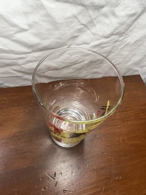 Vintage Marcrest Swiss Alpine Cheese advertising Drinking Glasses MCM 8oz Single - Thumbnail 2