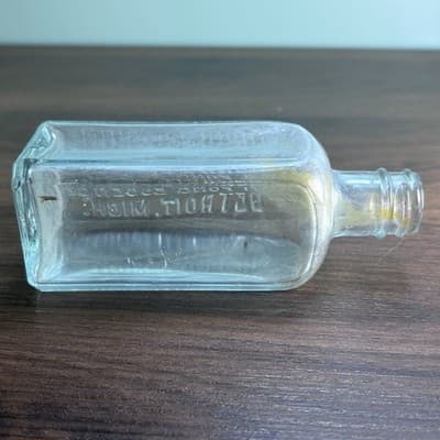 Antique Apothecary Medicine Bottle Knorr's Genuine Hien Fong Essence Fraud Paper - Thumbnail 6