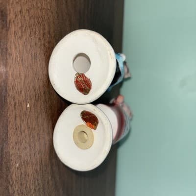 Vintage 1960's Old Man Old Pregnant Lady Salt and Pepper Shakers Enesco Japan - Thumbnail 8