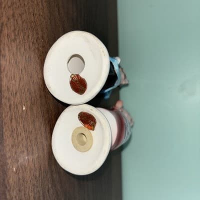 Vintage 1960's Old Man Old Pregnant Lady Salt and Pepper Shakers Enesco Japan - Thumbnail 7