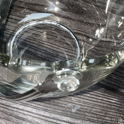 FOSTORIA NAVARRE CRYSTAL *4 3/8" ICE BUCKET w/METAL HANDLE Magnesium Glass Glow - Thumbnail 15