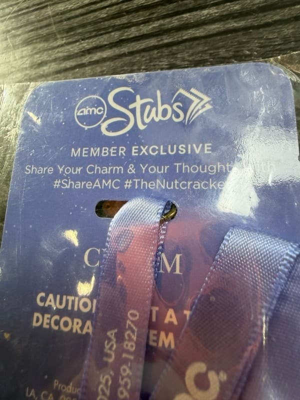 AMC Stubs Exclusive Disney The Nutcracker and the Four Realms Key Charm & Ribbon - Thumbnail 5