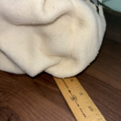 Snowman Fleece Vintage Raz Imports Pillowy Melty Look Soft Winter Decor Green - Thumbnail 11