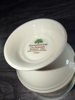 Sangostone Footed Coffee Cup Country Cottage (3645) Replacement - Thumbnail 7
