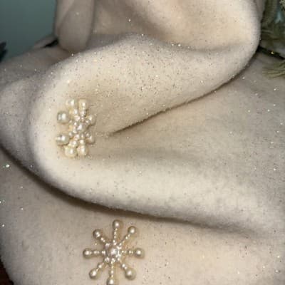 Snowman Fleece Vintage Raz Imports Pillowy Melty Look Soft Winter Decor Green - Thumbnail 4