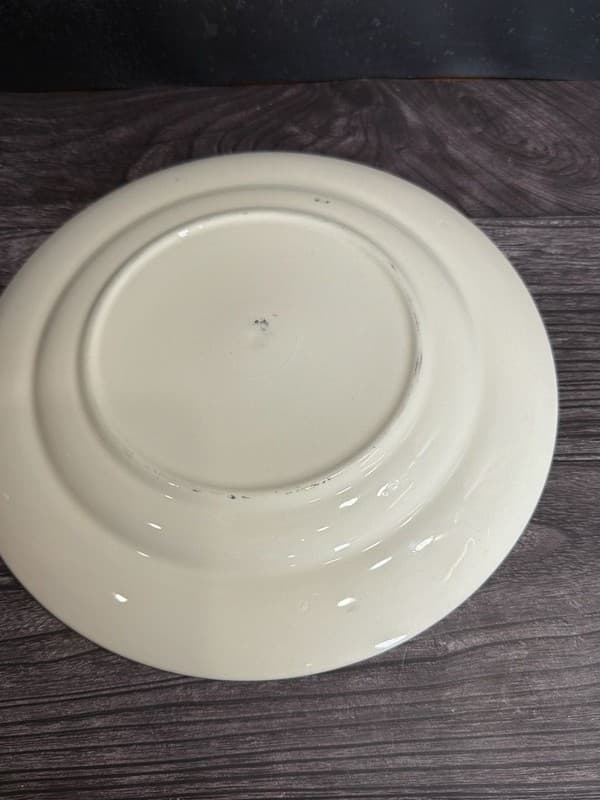 Vintage 1950 Calendar Collector Plate with Compass Gold Trim, 10 Inch - Thumbnail 9