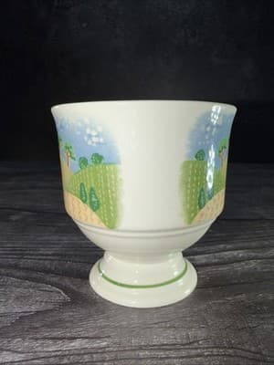 Sangostone Footed Coffee Cup Country Cottage (3645) Replacement - Thumbnail 3