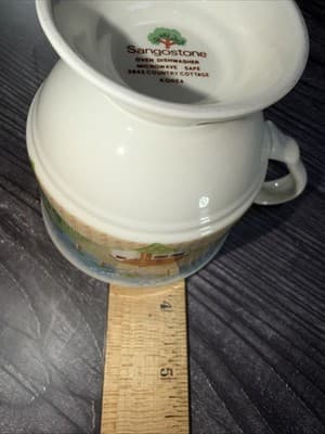 Sangostone Footed Coffee Cup Country Cottage (3645) Replacement - Thumbnail 8