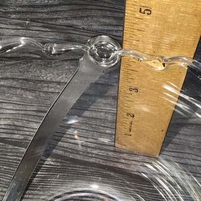 FOSTORIA NAVARRE CRYSTAL *4 3/8" ICE BUCKET w/METAL HANDLE Magnesium Glass Glow - Thumbnail 19