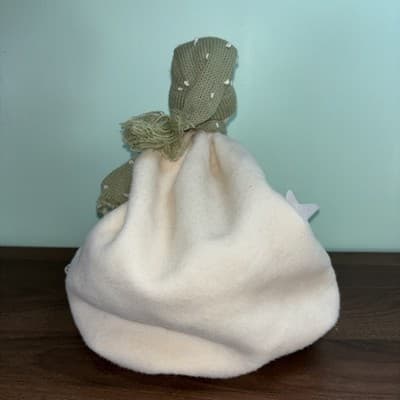 Snowman Fleece Vintage Raz Imports Pillowy Melty Look Soft Winter Decor Green - Thumbnail 7
