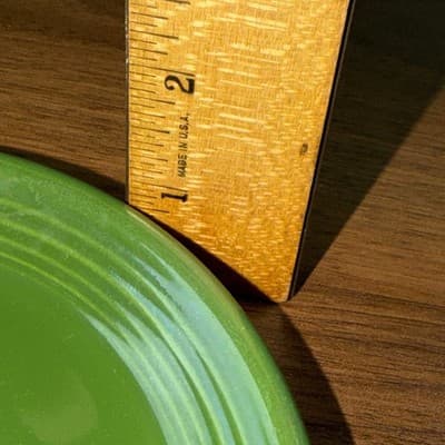 Fiesta Saucers 6" By Homer Laughlin Retired USA Lot of 4 Lime Green Teal Blue - Thumbnail 21