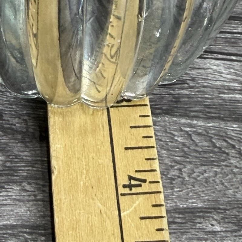 Jeanette National Glass Ribbed Lidded Sugar Jam Jar Hobnail Bottom 5” Vintage - Thumbnail 11