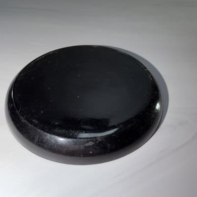 Japanese Black Lacquer Vintage Coasters w/Gold Flowers Leaf Limbs Design - Thumbnail 10