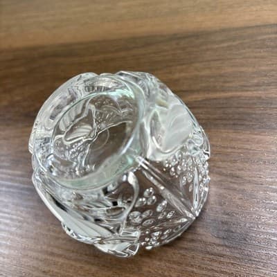 Mikasa Germany Crystal Christmas Tree Tea Light Votive Candle Holder Vase 2.75" - Thumbnail 8