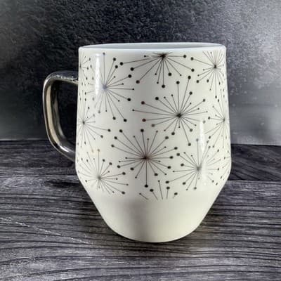 MCM Style Sputnik/Atomic Age STARBURST 25 oz Mug Edible Arrangement Coffee Cup